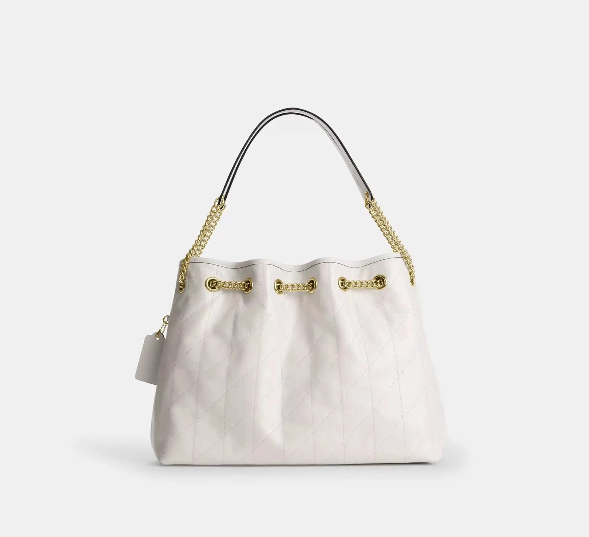 Túi Coach Evelyn Shoulder Bag 'Chalk' CES33-IMCHK - Ảnh 6