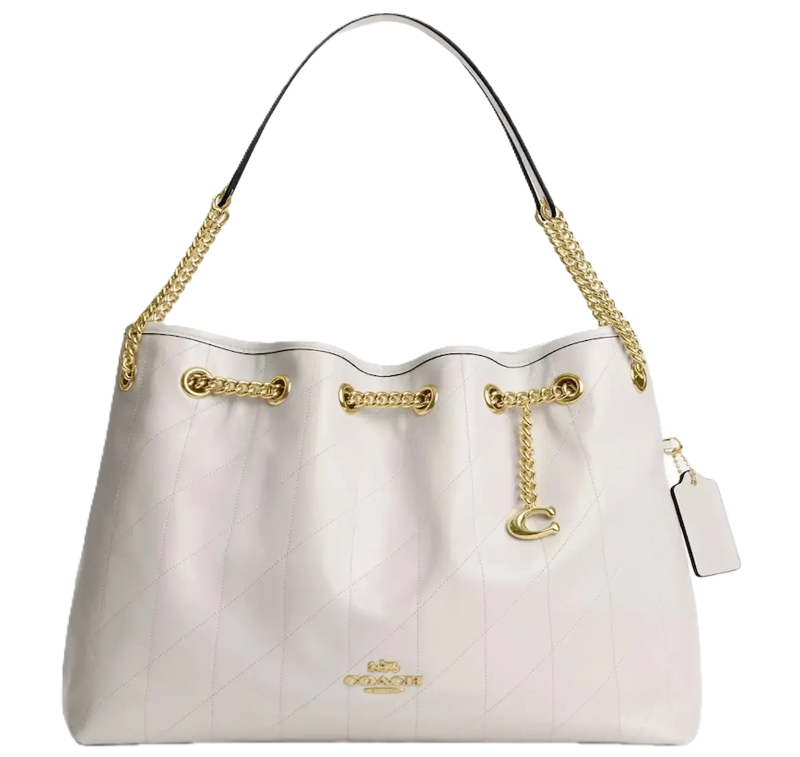Túi Coach Evelyn Shoulder Bag 'Chalk' CES33-IMCHK