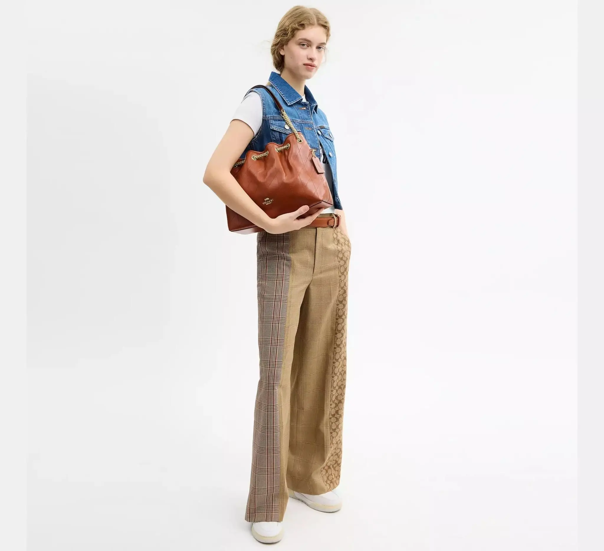 Alternative view of Túi Coach Evelyn Shoulder Bag 'Cinnamon' CES33-IMYW7