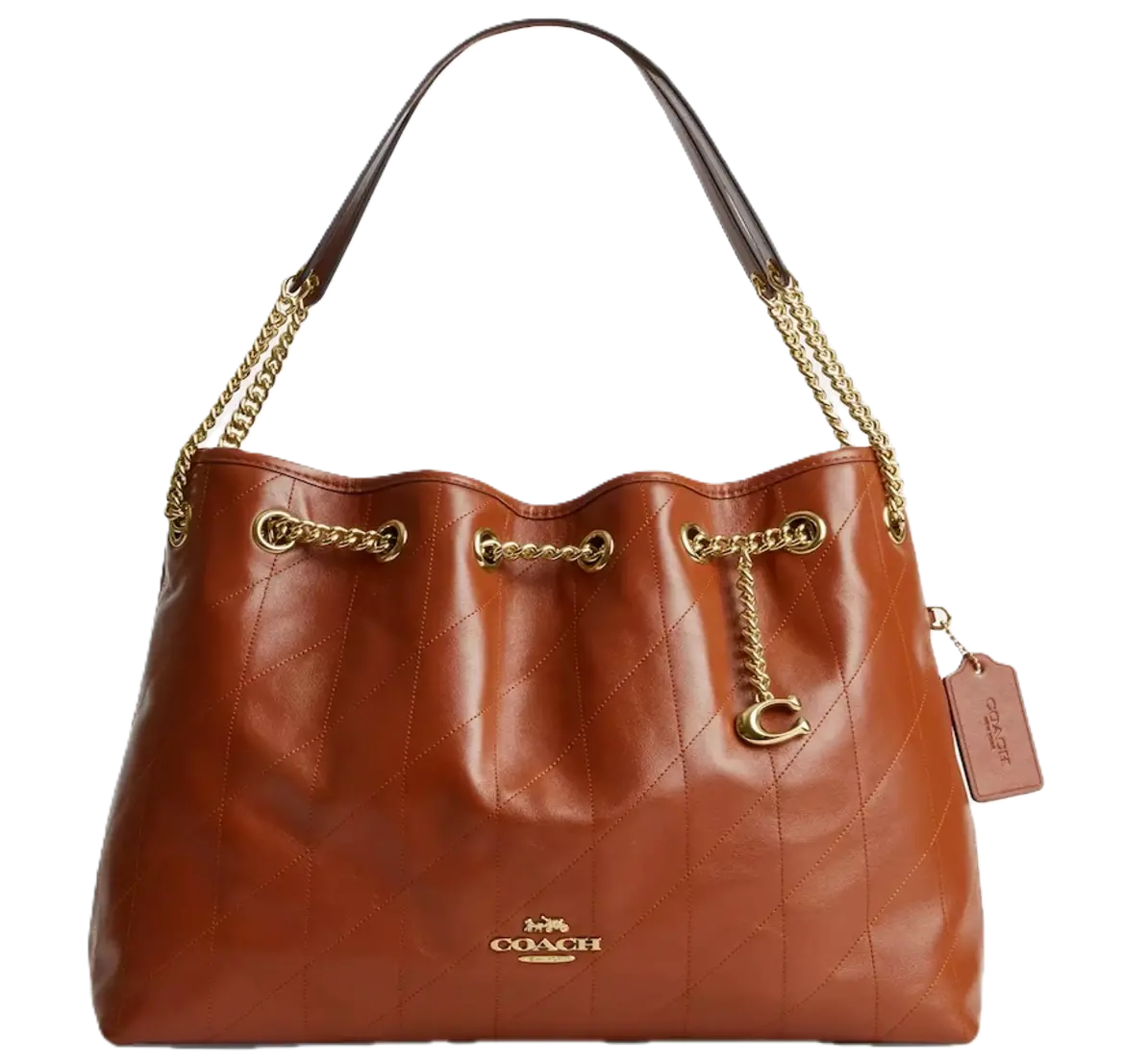 Túi Coach Evelyn Shoulder Bag 'Cinnamon' CES33-IMYW7