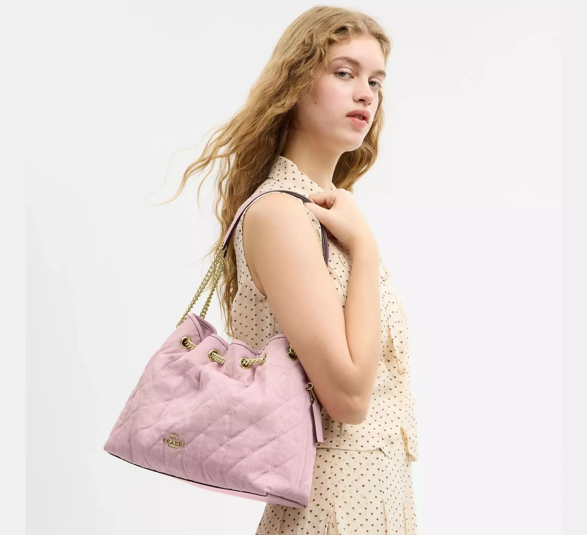 Alternative view of Túi Coach Evelyn Shoulder Bag 'Pink' CER79-IMNH1