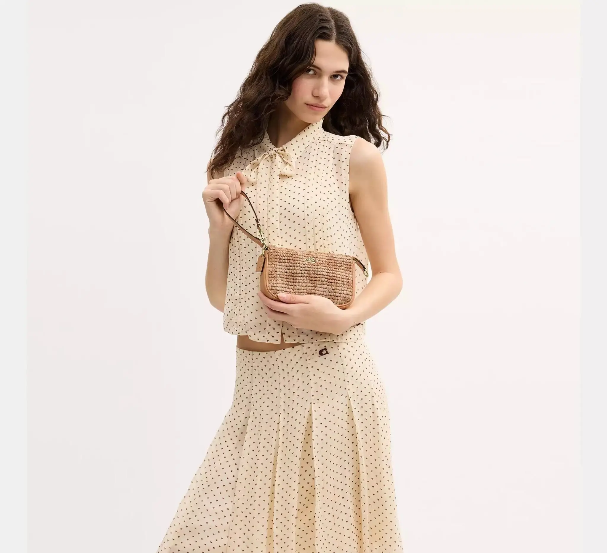 Alternative view of Túi Coach Nolita 19 With Gingham Print 'Tan' CEN00-IMTN2