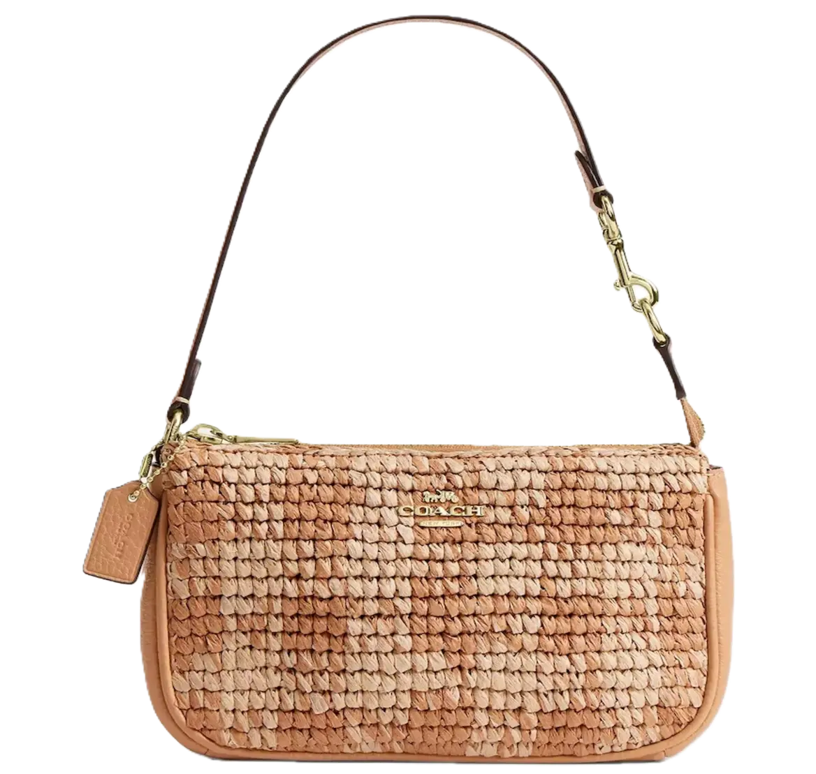 Túi Coach Nolita 19 With Gingham Print 'Tan' CEN00-IMTN2