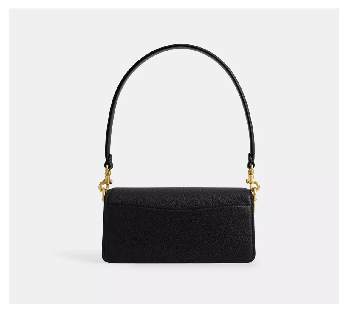 Túi Coach Polished Pebble Tabby Shoulder 'Black' CY201-B4BK - Ảnh 5