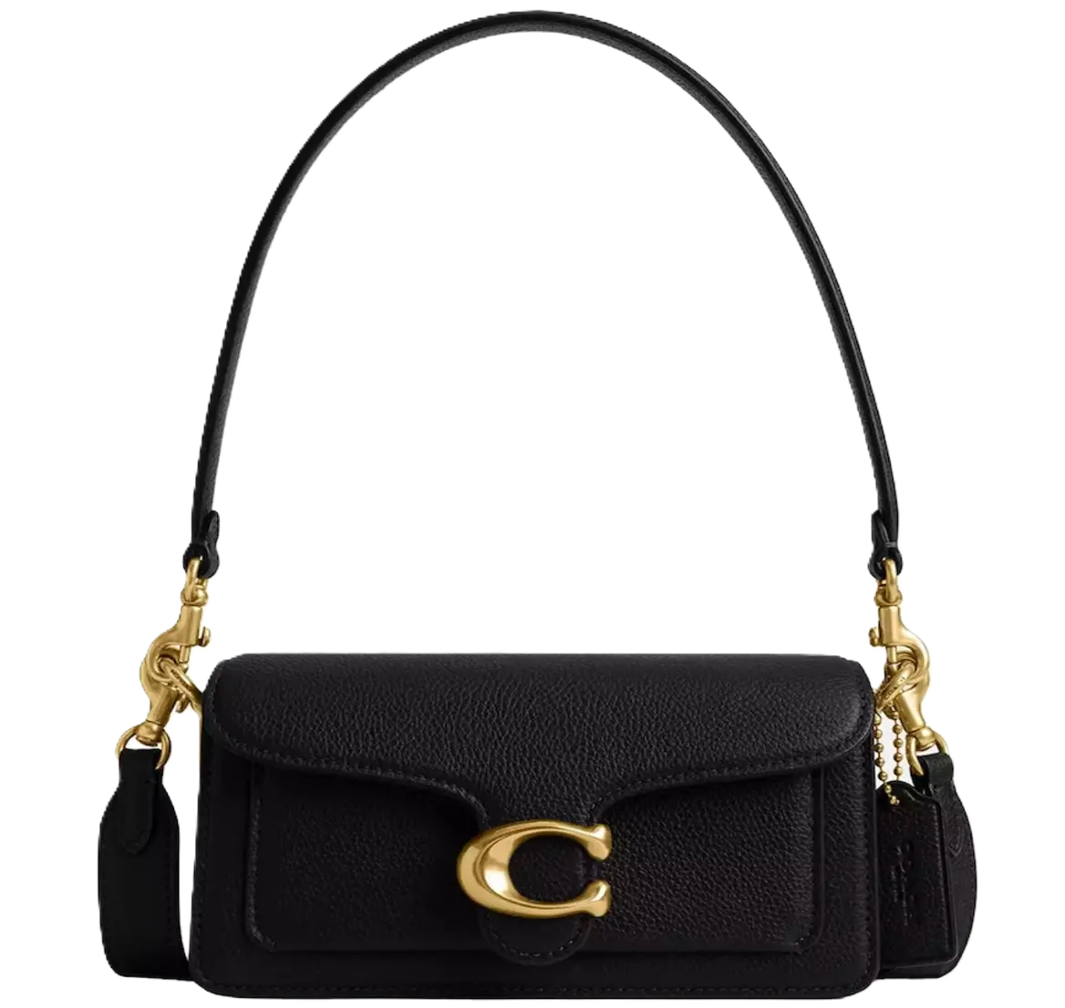 Túi Coach Polished Pebble Tabby Shoulder 'Black' CY201-B4BK