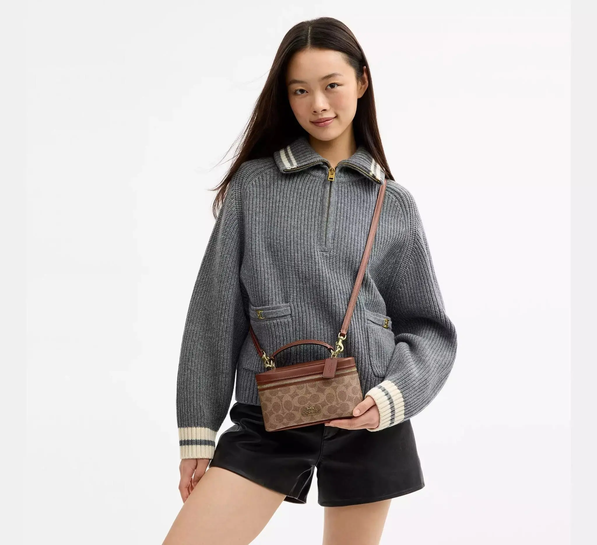 Alternative view of Túi Coach Rainer Crossbody Bag 18 'Tan' CEO23-IMXHE