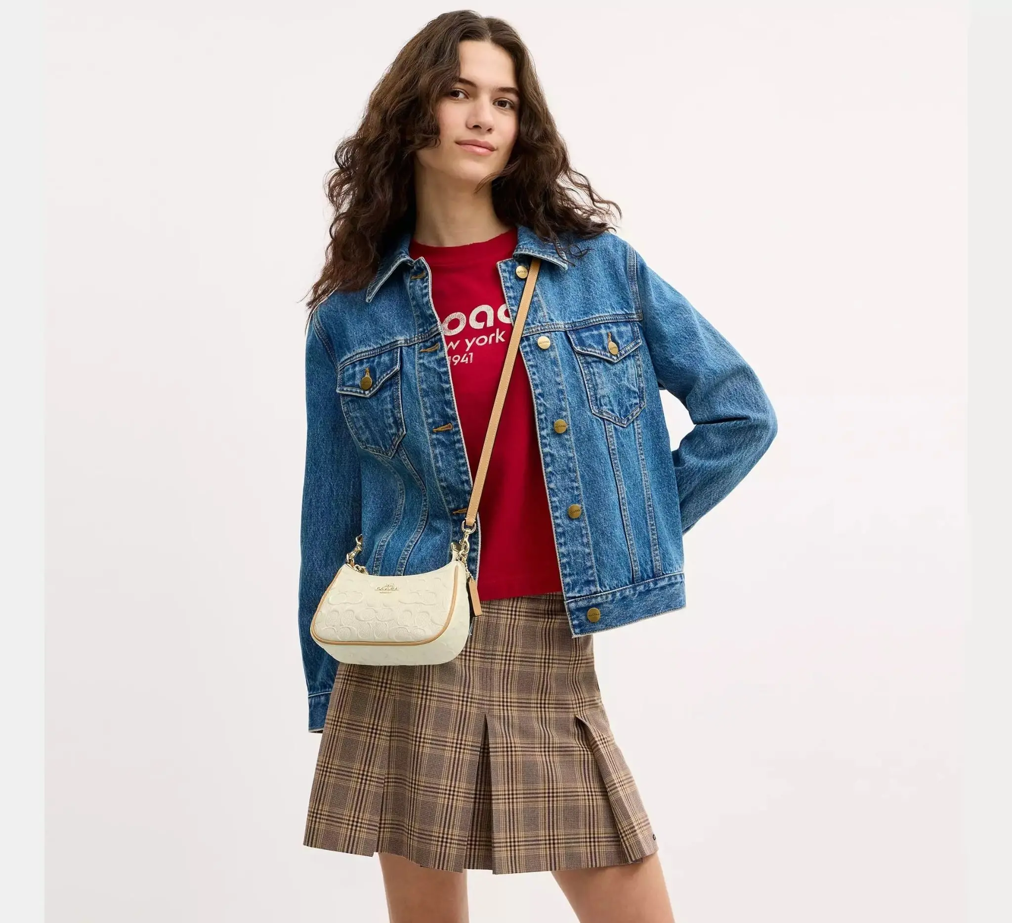 Alternative view of Túi Coach Teri Mini Crossbody Bag 'Light Lemon' CEM94-IMUWR