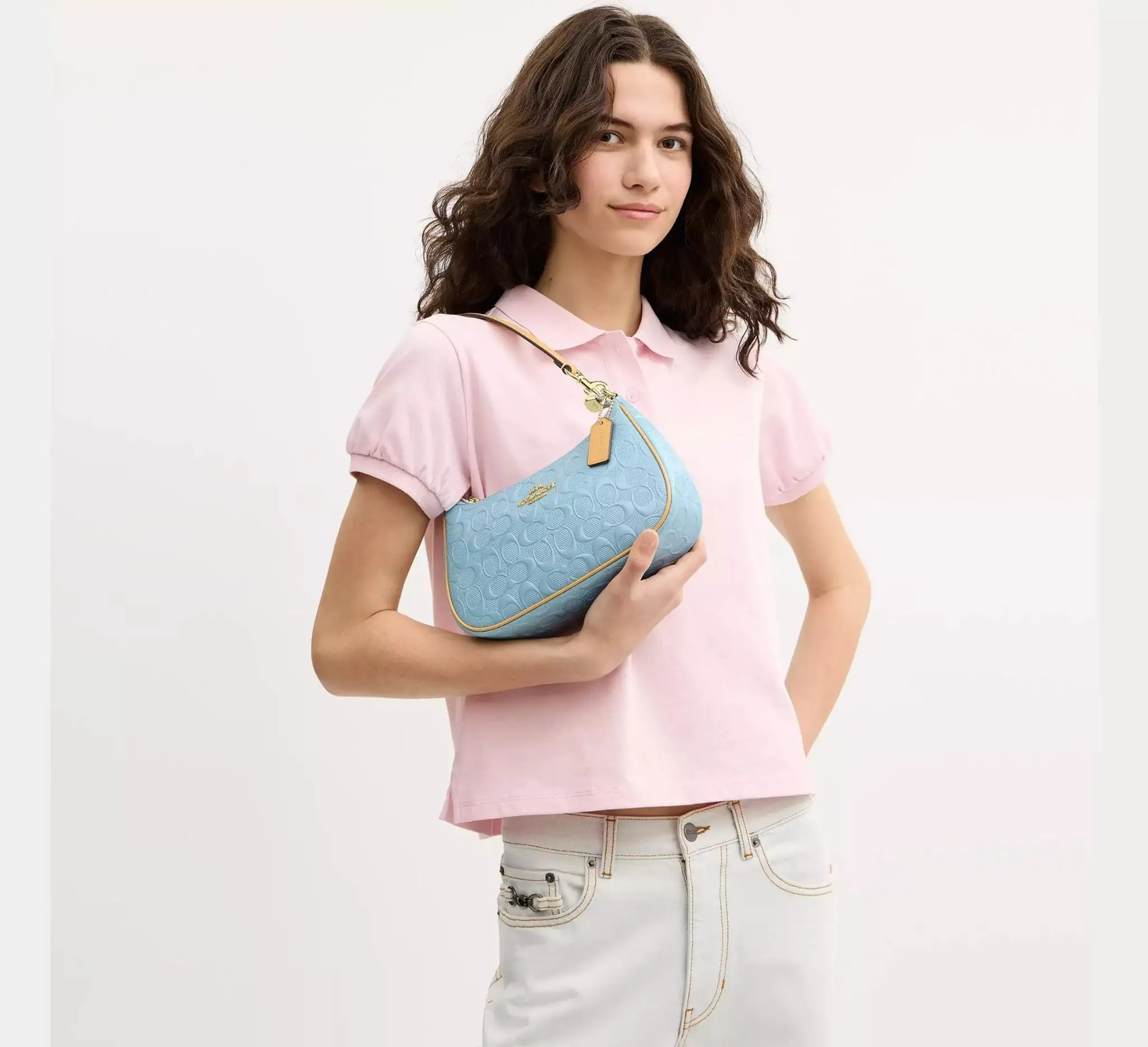 Alternative view of Túi Coach Teri Shoulder Bag 'Light Blue' CER20-IMXUM