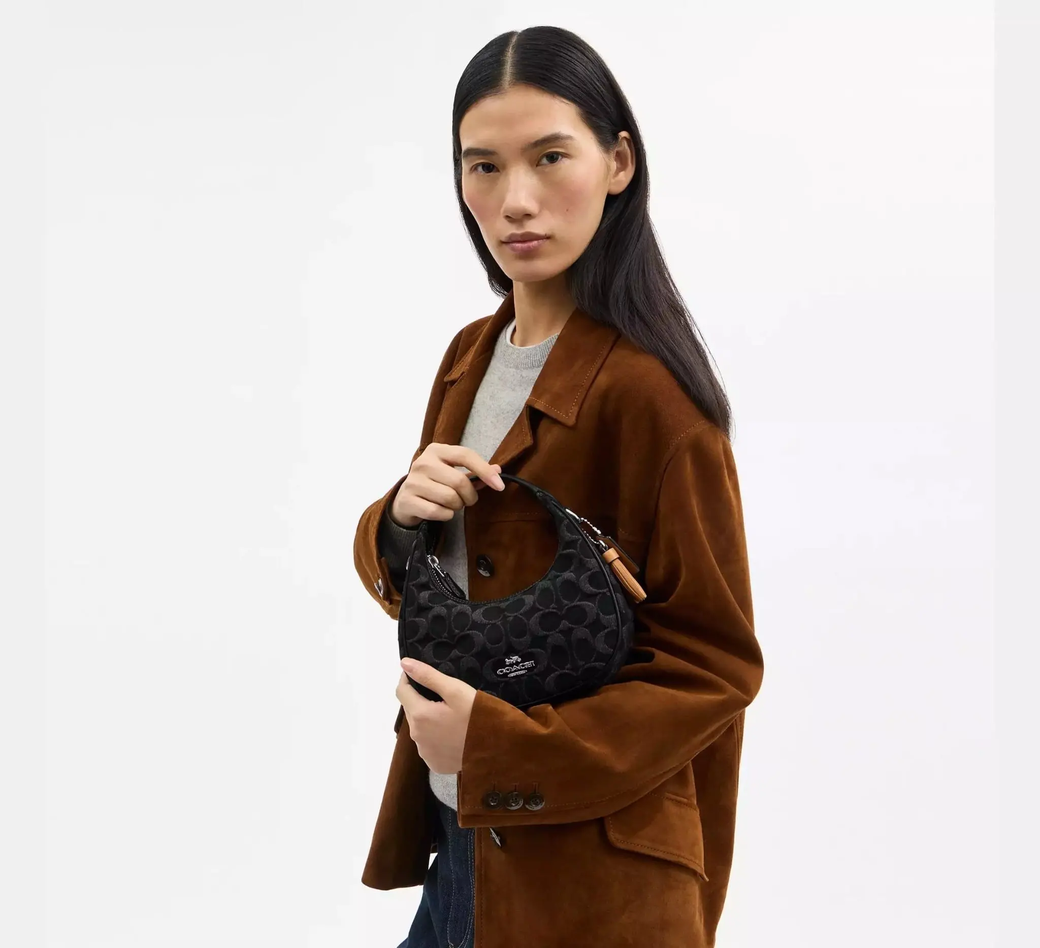 Alternative view of Túi Coach Carmen Mini Crossbody Bag 'Black' CCZ47-SVDTV