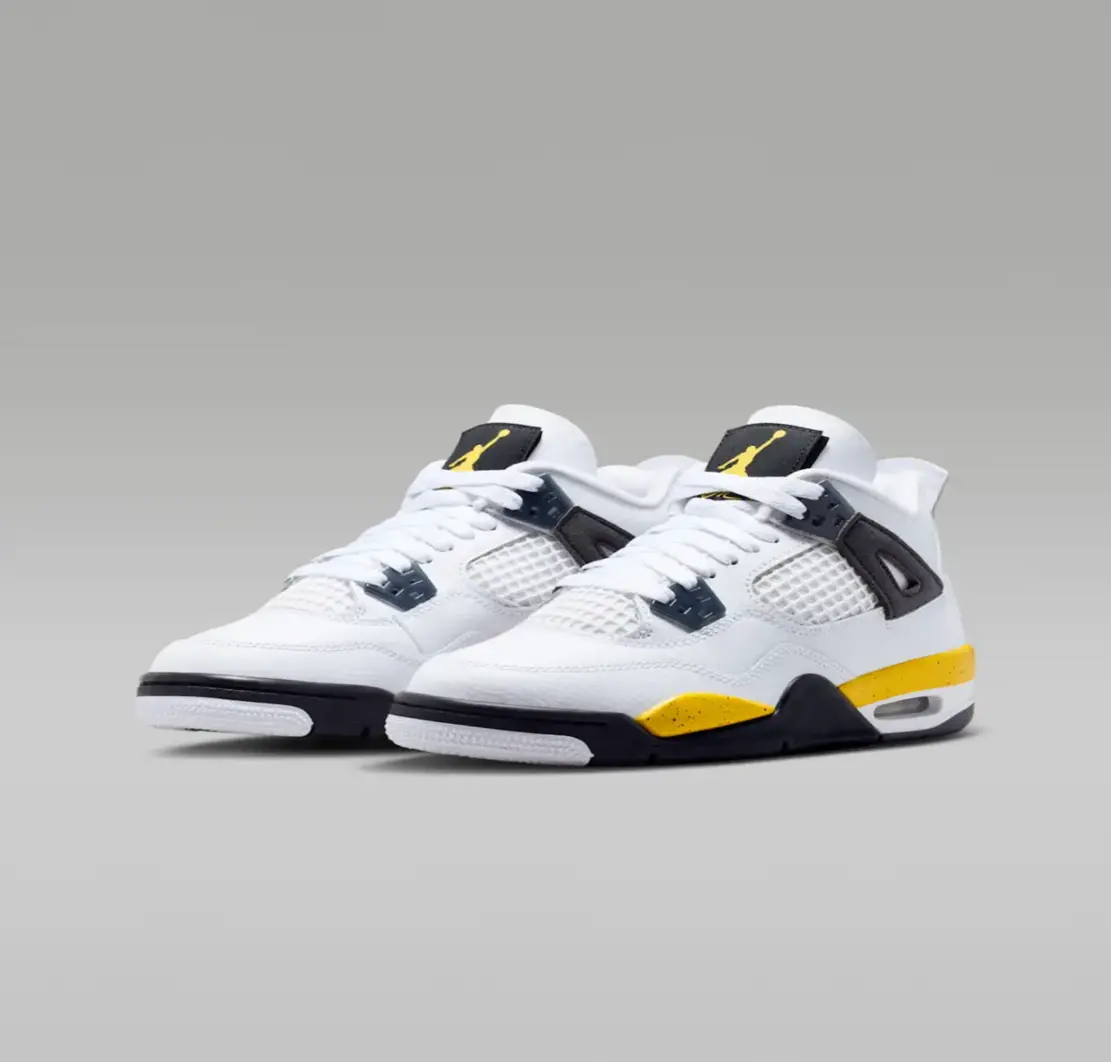 Alternative view of Giày Nike Air Jordan 4 Retro 'Tour Yellow' 408452-102