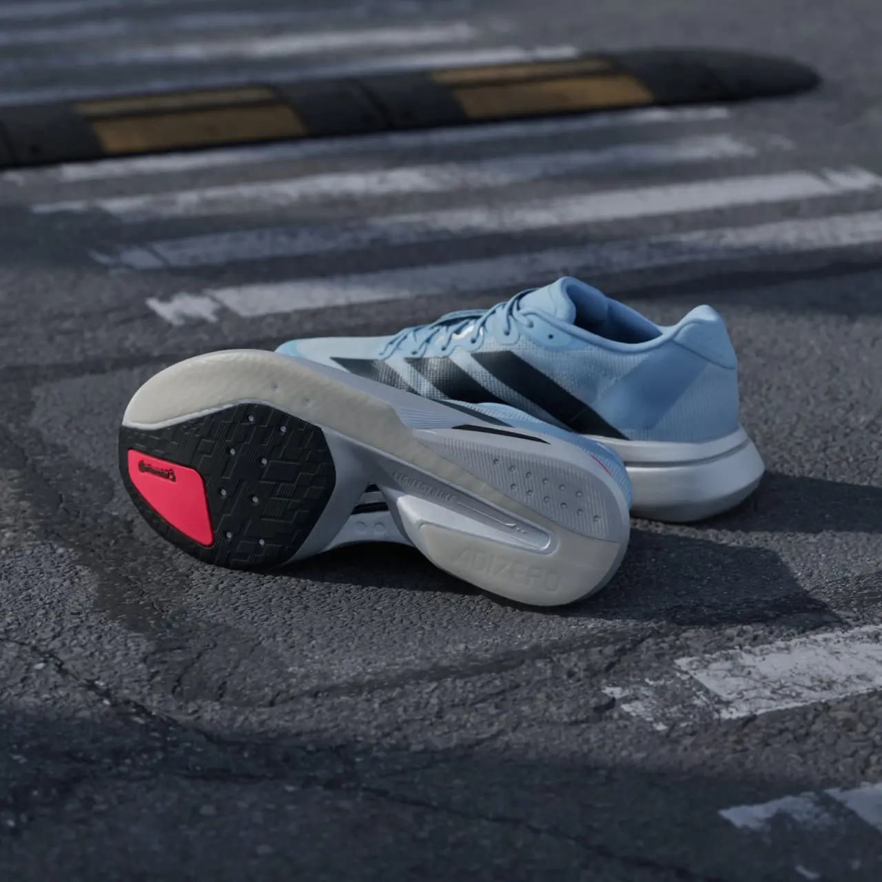 Alternative view of Giày Adidas Adizero Boston 13 'Carbon Silver' KI4776