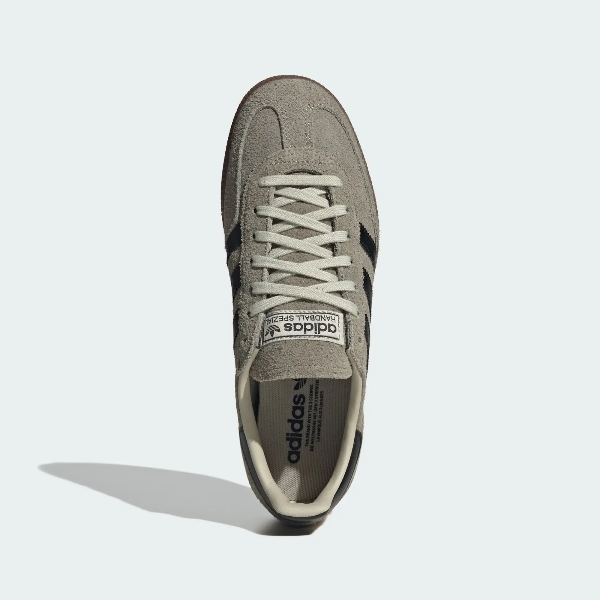 Alternative view of Giày Adidas Handball Spezial 'Silver Black Gum' KJ7413