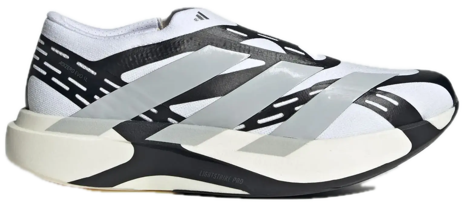 Giày Adidas Adizero Evo SL Laceless 'White Grey' KI2647