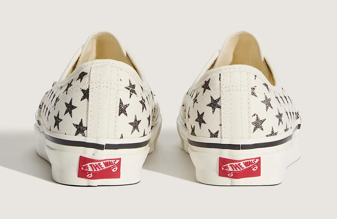 Giày Vans Premium Authentic 'White Black Star' VN000EAAKIG - Ảnh 4