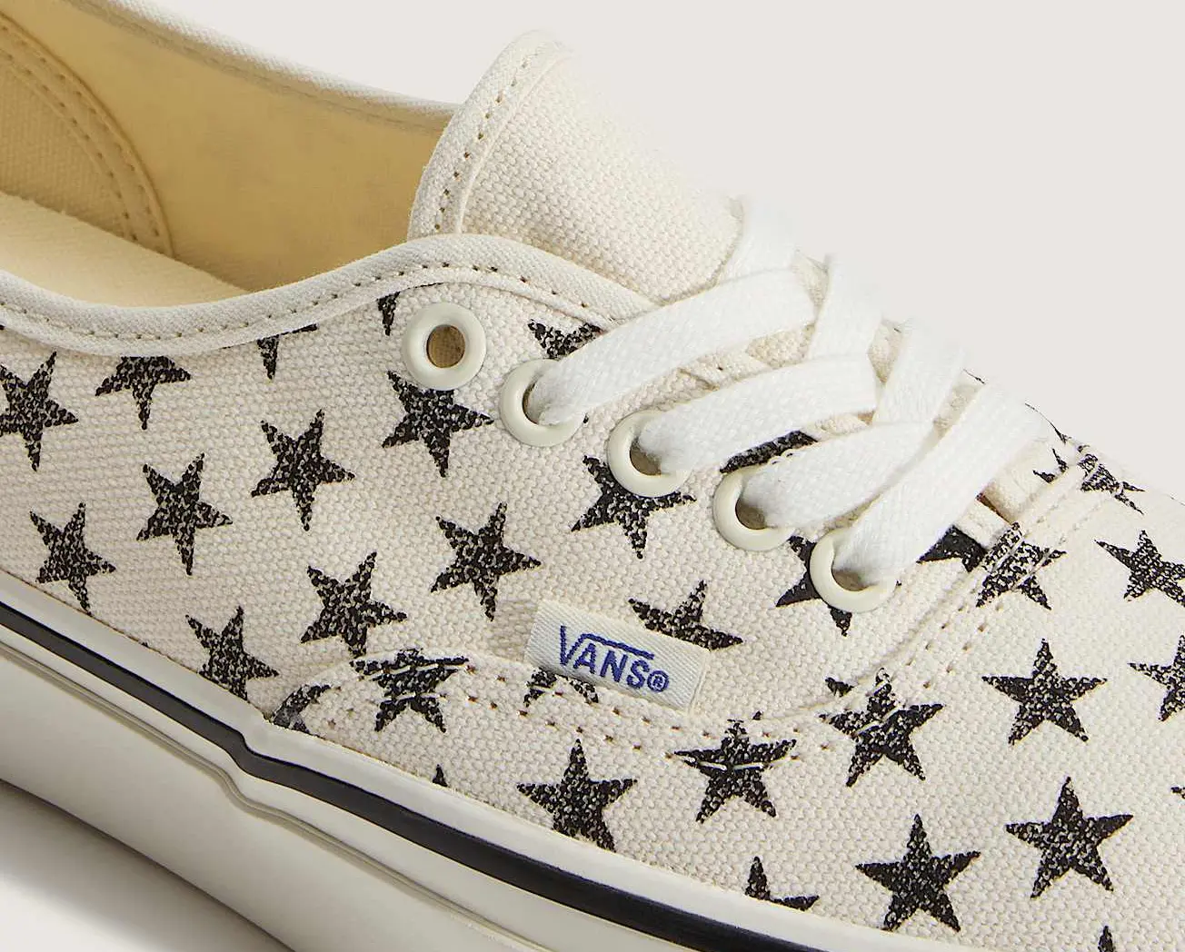 Giày Vans Premium Authentic 'White Black Star' VN000EAAKIG - Ảnh 5