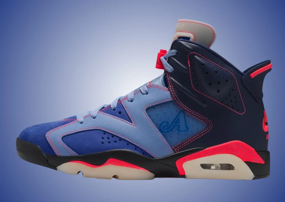 Alternative view of Giày Nike Air Jordan 6 Retro 'Midnight Navy' IQ5706-400