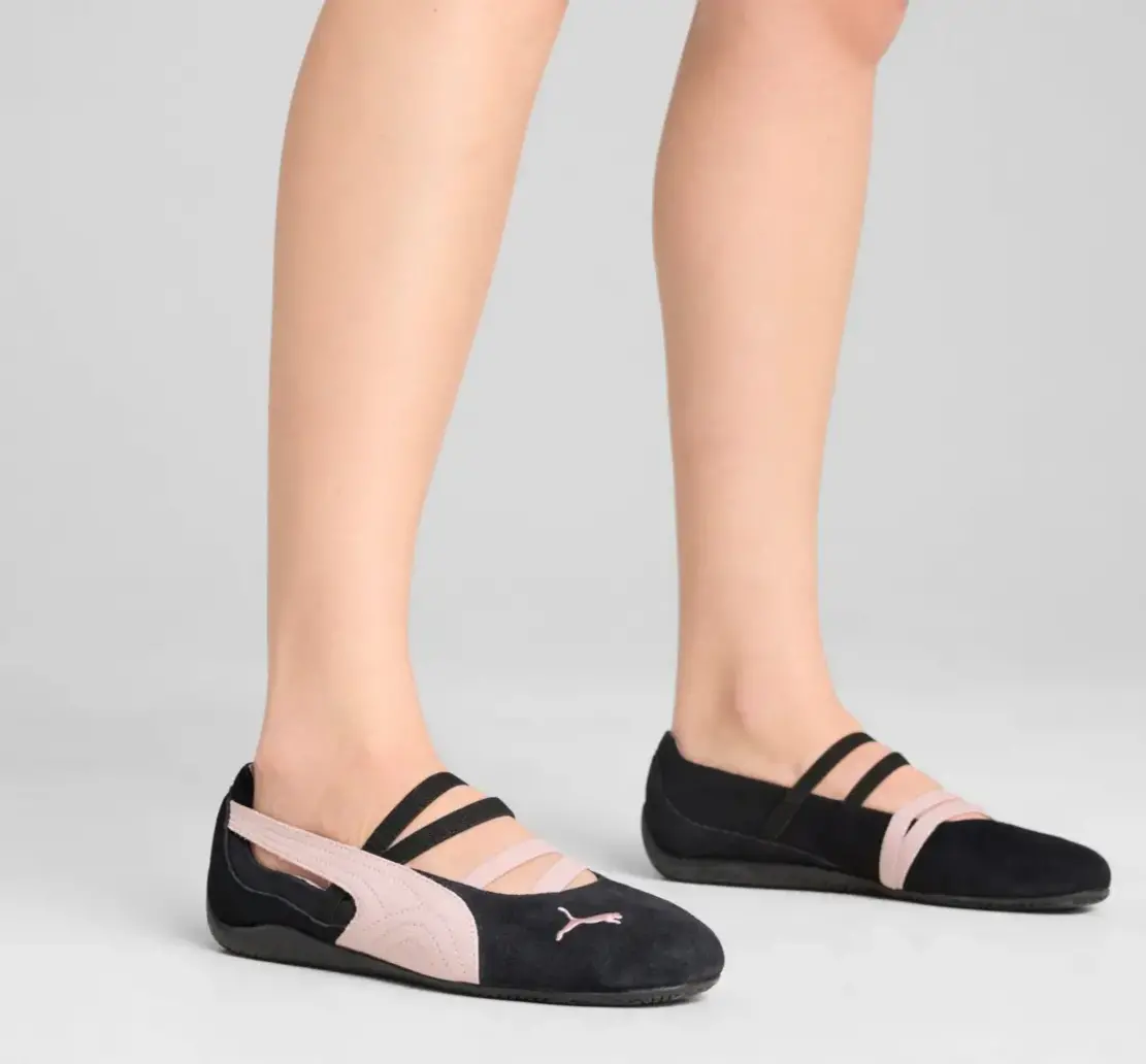 Alternative view of Giày Puma Speedcat Ballet Suede 'Black-Mauve' 401287-08