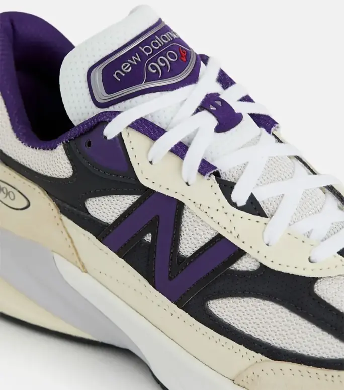 Alternative view of Giày New Balance 990v6 'Cream' U990WB6