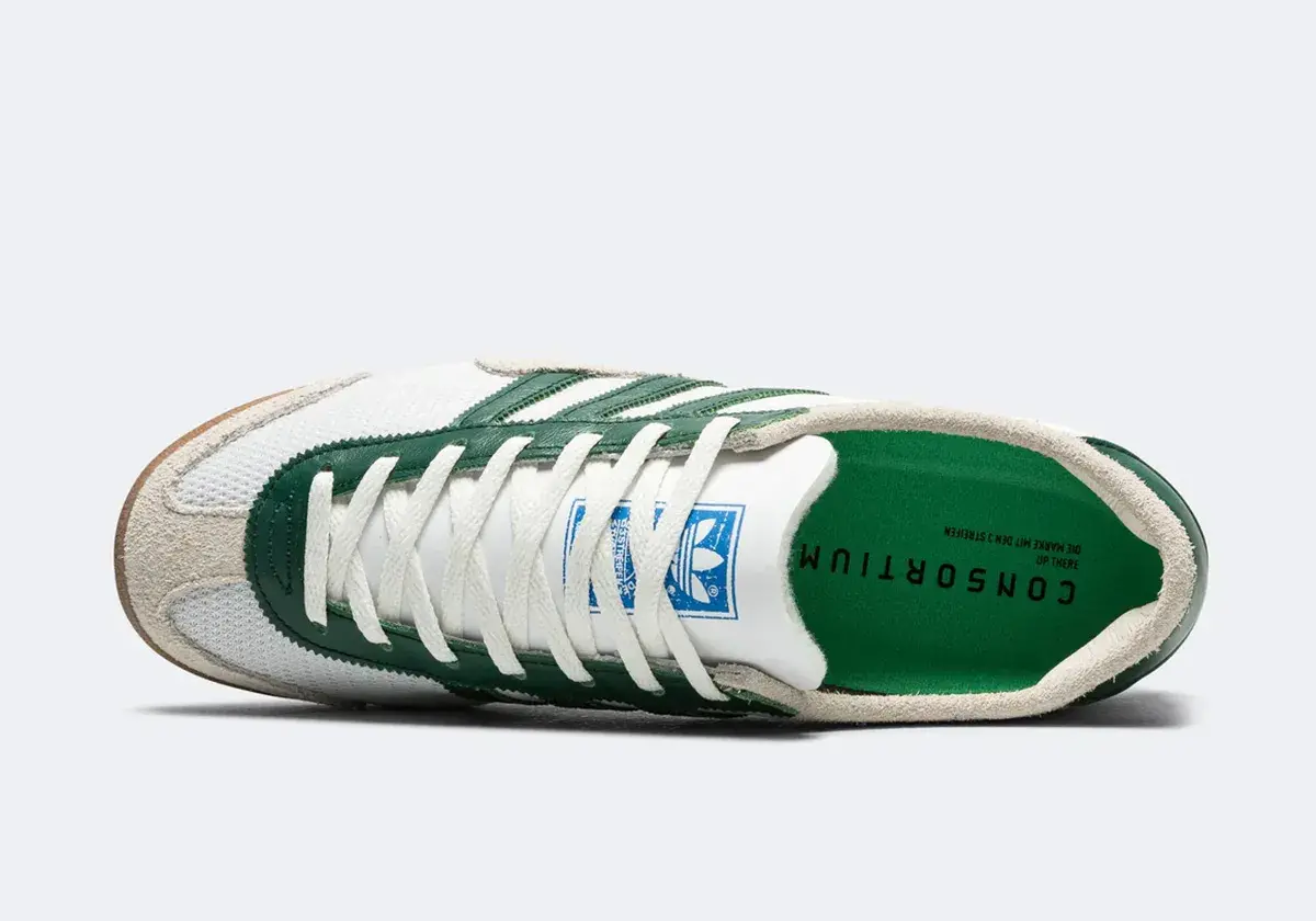 Giày Adidas Melbourne 'White Dark Green' KJ4237 - Ảnh 5